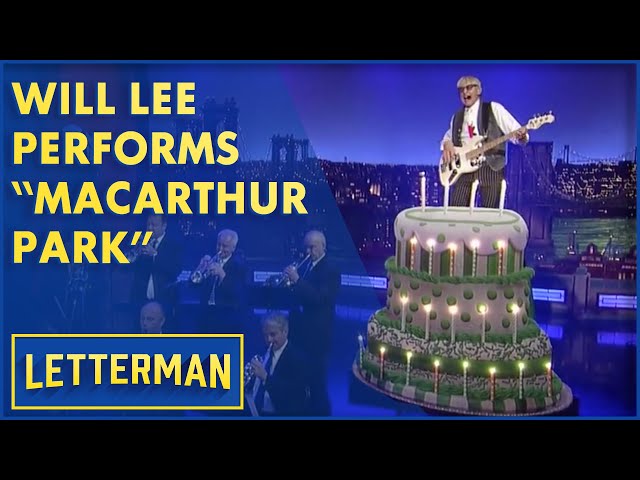 Paul Shaffer, Jimmy Webb And Will Lee Perform  "MacArthur Park" | Letterman