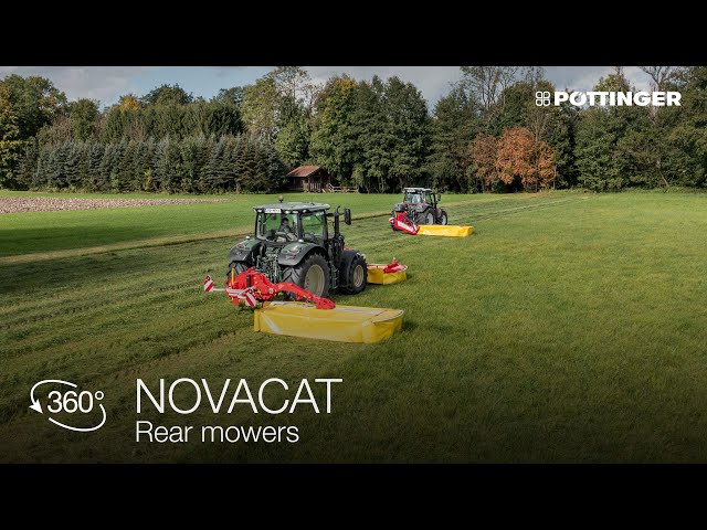 PÖTTINGER - NOVACAT / NOVADISC rear mowers in comparison - Walkaround