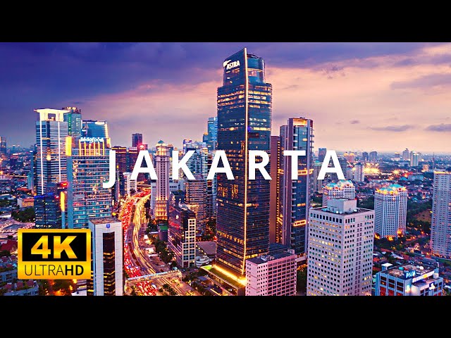 Jakarta, Indonesia 🇮🇩 in 4K ULTRA HD 60FPS by Drone