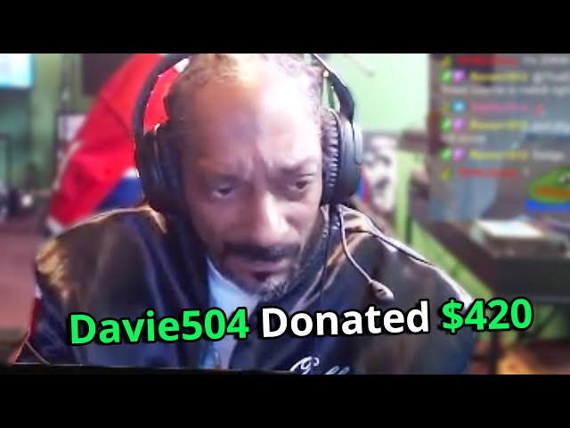 Donating To Musicians on Twitch (ft. Snoop Dogg)