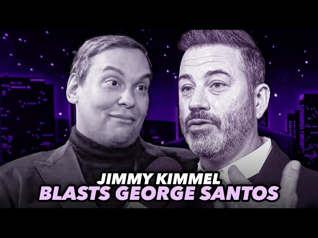 Jimmy Kimmel Blasts George Santos For Filing Lawsuit Against Him