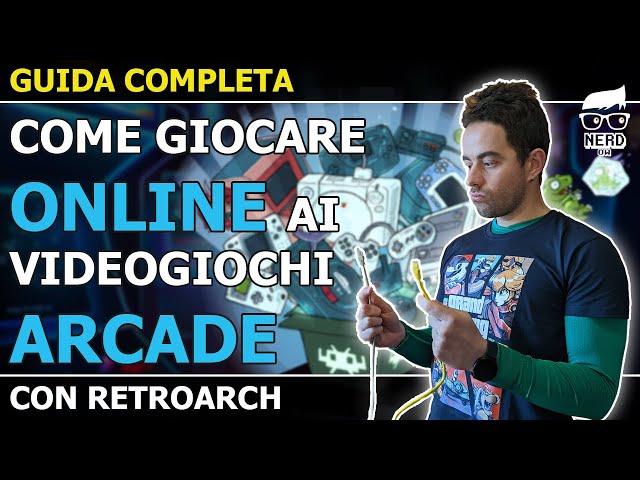 Come giocare ONLINE ai videogiochi ARCADE. Netplay RetroArch guida completa.