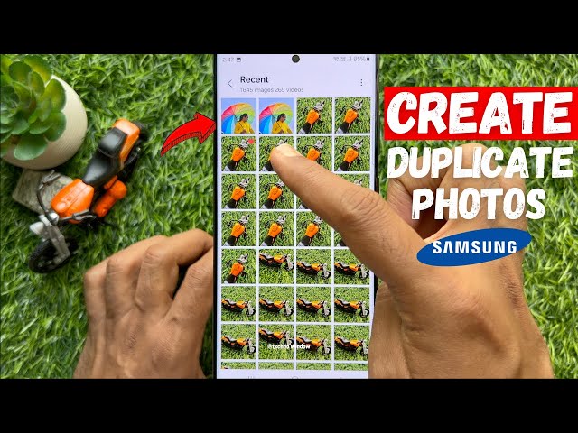 How to Create Duplicate Photos for editing on Samsung Galaxy SmartPhone