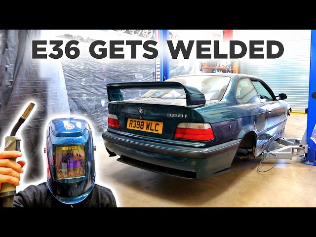 Making progress on the BMW E36... (& we buy a new car)