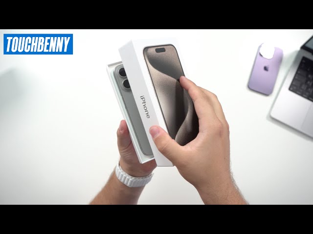 Apple iPhone 15 Pro Unboxing & Hands On! (Titan Natur 😍)