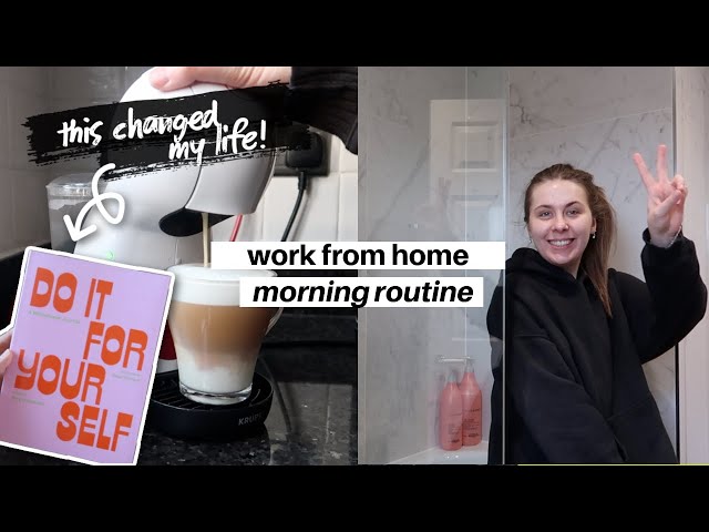 Work From Home Morning Routine 2022 | Productive & Healthy