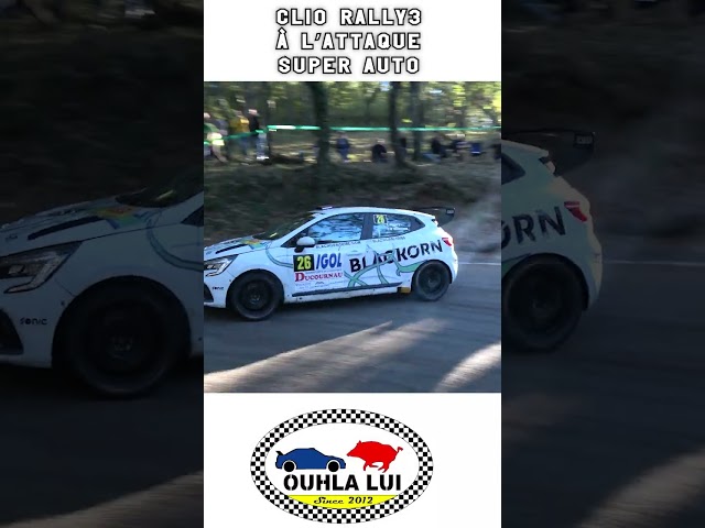 Clio Rally3 à l'attaque quelle auto Rallye du Var 2023