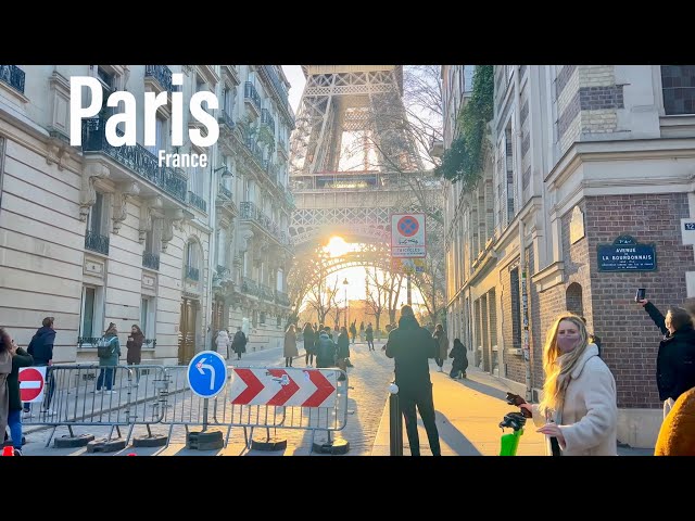 Paris, France 🇫🇷 - February 2022 - 4K -HDR 60fps Walking Tour (▶137 min)