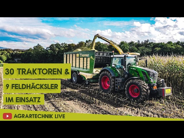 30 Traktoren & 9 Feldhäcksler im Einsatz | Zu Besuch bei Lohnunternehmen Peter Kircher