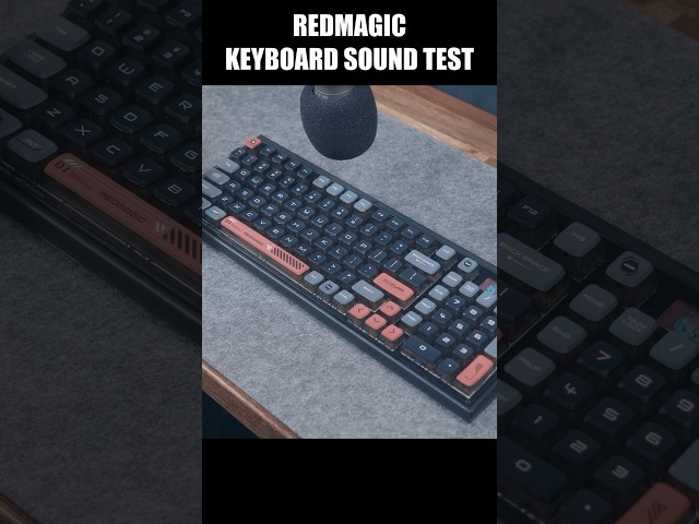 Redmagic Keyboard Sound Test - #Redmagic #RedmagicMechanicalKeyboard @REDMAGIC