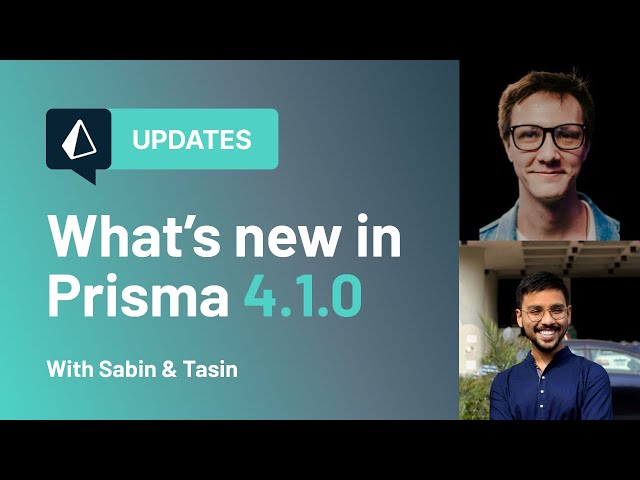 What's new in Prisma (v4.1.0)