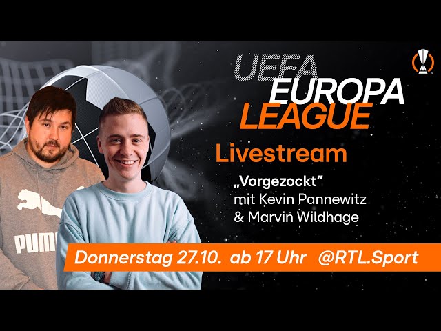 LIVE 🔴 Matchday der Europa League: "Vorgezockt" mit @kevinpannewitz4560 & @MarvinWildhage  🎮 | RTL Sport