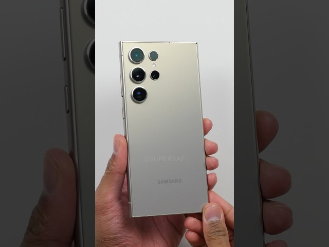 Samsung Galaxy S24 Ultra ASMR Unboxing (Titanium Grey)