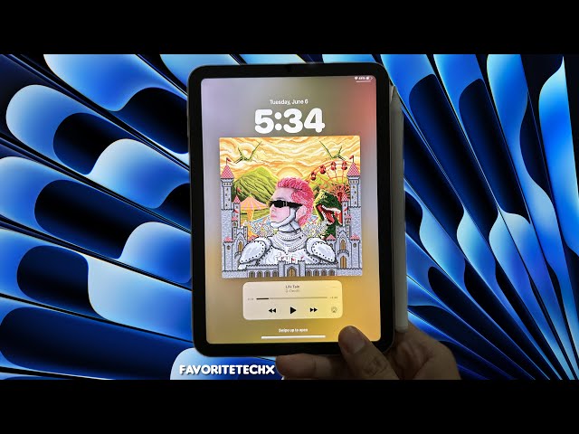 iPadOS 17 Full Screen Artwork !