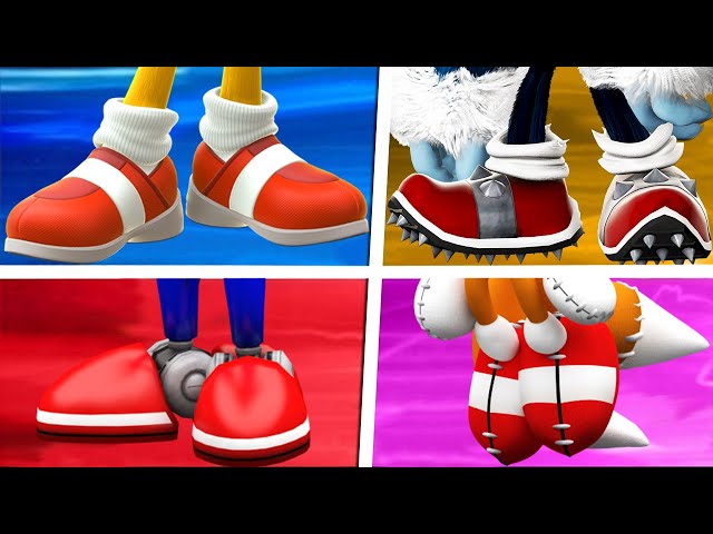 Sonic The Hedgehog Movie Choose Your Favourite Sonic Shoes Sonic vs Rewrite Sonic EXE Super Sonic 3