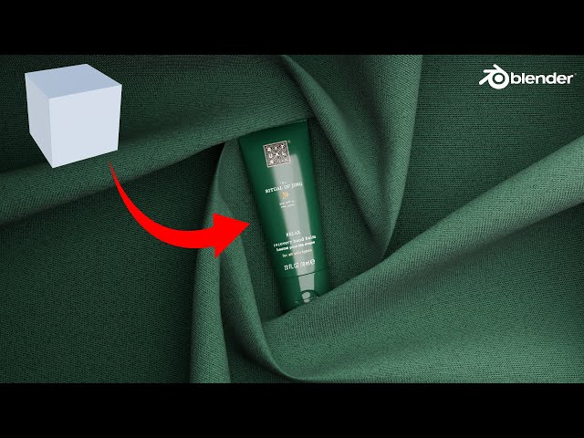 This Cloth Simulation Is EASY In Blender! (FULL PROCESS)