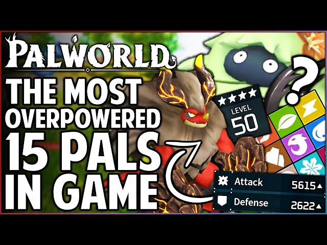 Palworld - The MOST POWERFUL OP Pal of Each Type - 15 Best Pals in Game After 400 Hours - Guide!