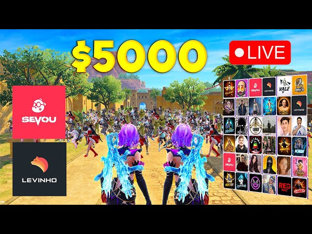 🔴 $5000 Tournament Sevou & @Levinho LIVE 🔴 PUBG MOBILE WEU DUO INFLUENCER INVITATIONAL