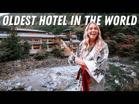 We Stayed the Oldest hotel in the World (a 1200 year old Japanese Onsen Hotel)