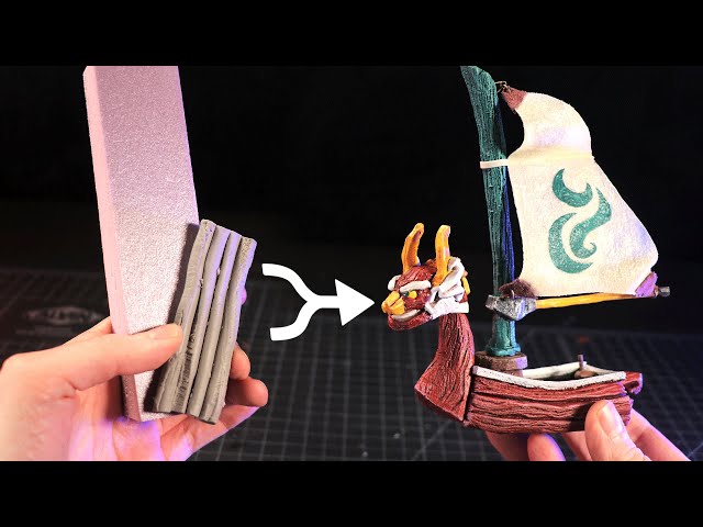 How to make a Miniature King of Red Lions from the Wind Waker