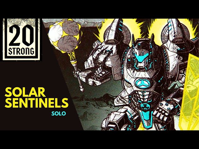 20 Strong: Solar Sentinels | Solo Board Game How-To Playthrough