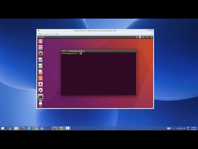 How to Install Ubuntu 16.04 LTS on VMware in Windows 8 / Windows 10