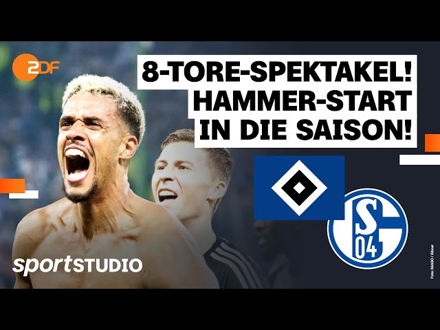 Hamburger SV – FC Schalke 04 Highlights | 2. Bundesliga, 1. Spieltag Saison 2023/24 | sportstudio