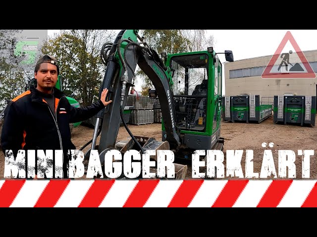 Ey Gio...Wie fährt man Minibagger? | Tipps für Anfänger | Der Macker mit dem Bagger
