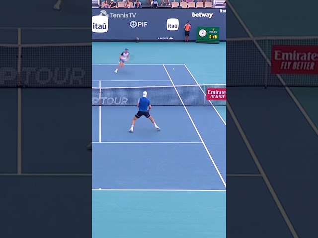 WHAT A POINT FROM SINNER 🤯 #atptour