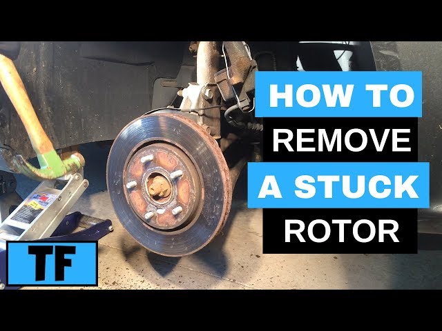How To Remove A Rusted or Stuck Brake Rotor | DIY Easy Tips