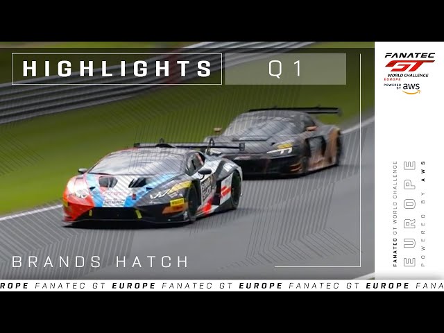Q1 Highlights | Brands Hatch | Fanatec GT World Challenge Europe 2024