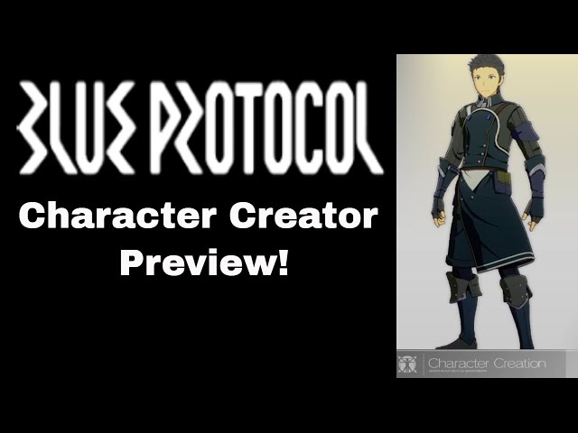 Blue Protocol Character Creator Preview! Be Launch Ready! Benchmark Tool!! #shorts
