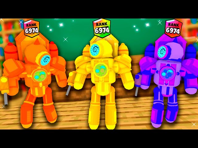 TOP CLOCKMAN RAINBOW MONSTER SCHOOL Herobrine and Zombie and Skeleton in Minecraft Animation