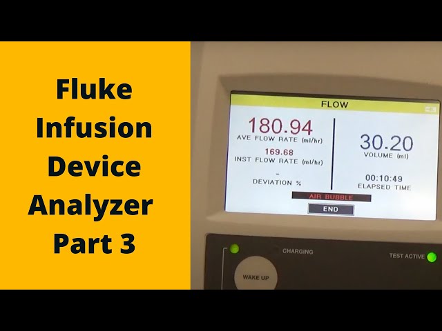 Infusion Pump: IDA-1S Infusion Device Analyzer Part 3