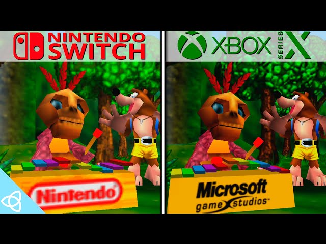 Banjo-Kazooie - Nintendo Switch vs. Xbox Series X | Side by Side