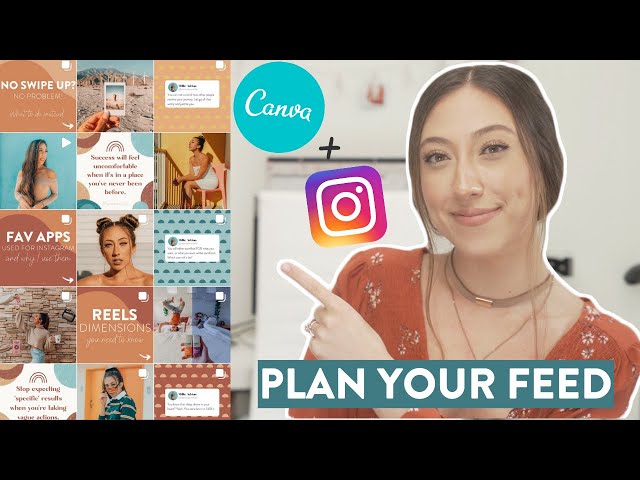 HOW TO PLAN YOUR INSTAGRAM FEED USING CANVA | Why I don't use planning or scheduling apps!
