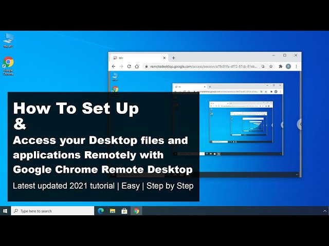 How To Set Up Chrome Remote Desktop #techdeskvlogs
