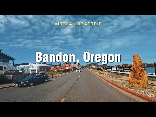 [4K Full video] Bandon, oregon through US 101 N