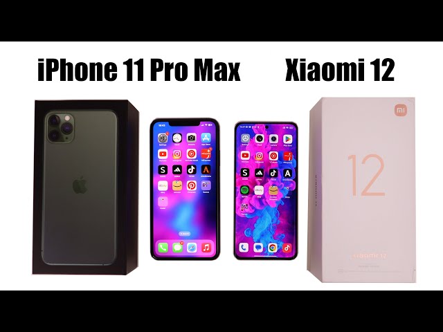 iPhone 11 PRO MAX vs Xiaomi 12 SPEED TEST