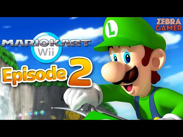 Mario Kart Wii Gameplay Walkthrough Part 2 - Luigi! 50cc Star Cup & Special Cup!