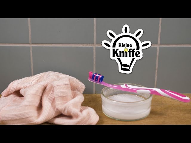 Kleine Kniffe - Badezimmerfugen wieder weiß bekommen