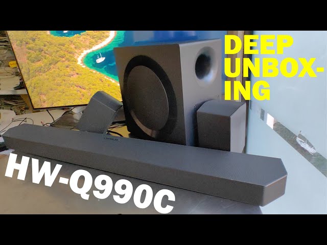 Samsung HW-Q990C soundbar of 11.1.4 channels Tear down | Deep unboxing | HW-Q995GC
