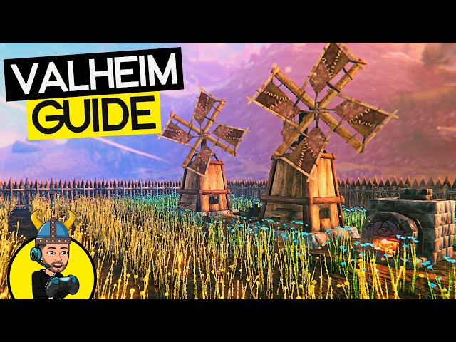 BARLEY + FLAX FARM! The Valheim Guide Ep 17  [Valheim Let's Play]