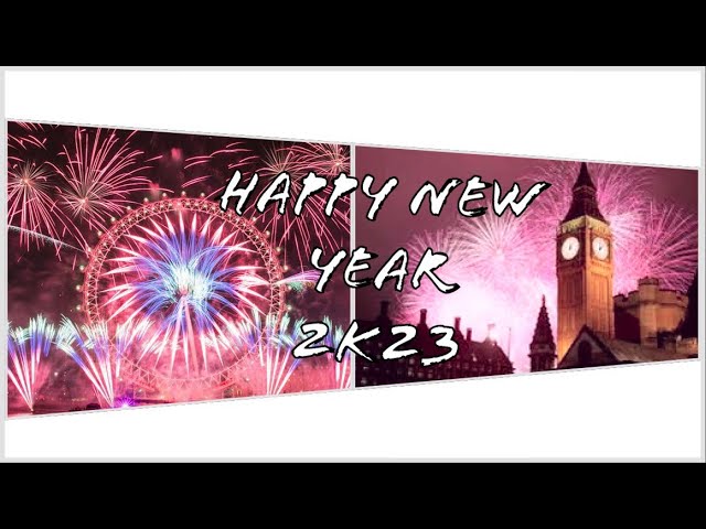 London’s 2023 Fireworks 🎇 Happy New Year | Christmas Lights