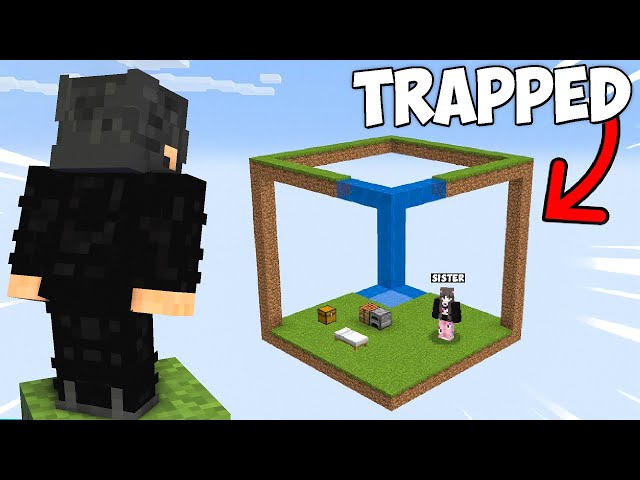 I Fooled My SISTER with ILLUSION TRAPS in Minecraft