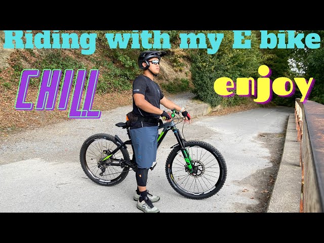 My 2nd Vlog Riding with E bike