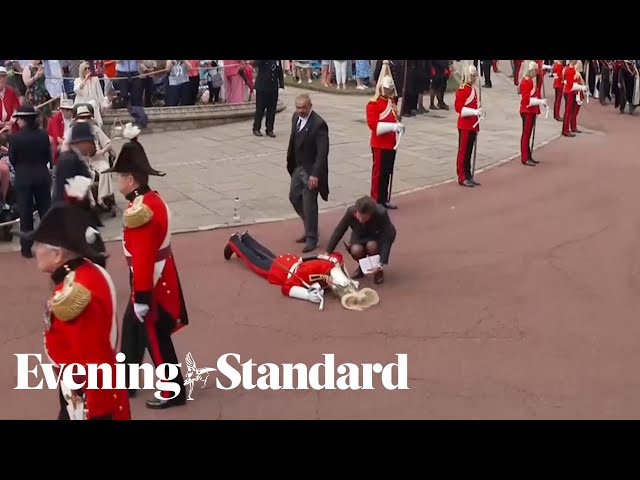 UK soldier faints at Order of the Garter service