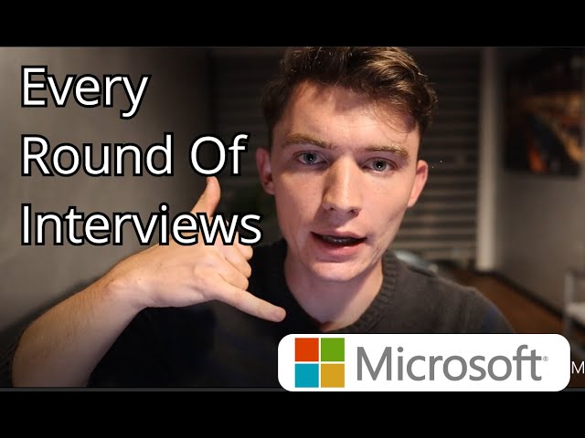 The Microsoft Interview Experience (Application To Offer)