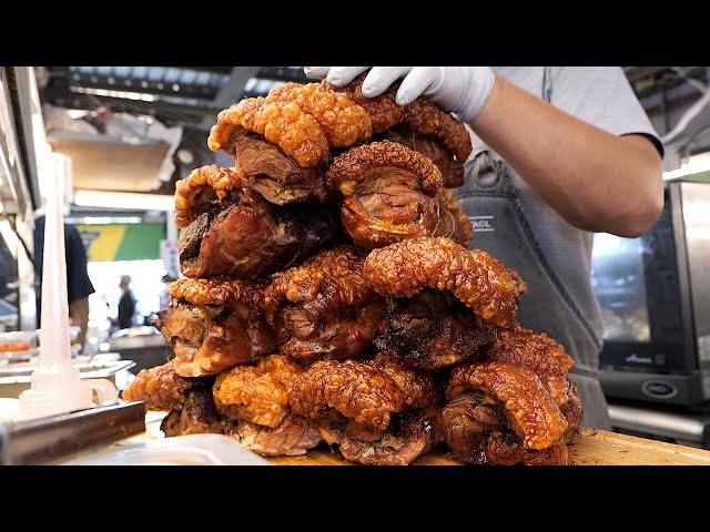 Crispy Meat Roll and Meat Sandwich - Taiwanese Street Food