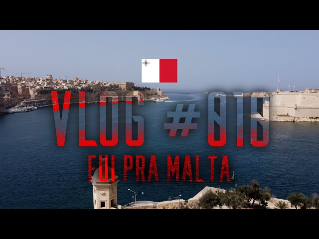 Vlog #010 - Fui pra MALTA! E dirigi em mão inglesa 🤯